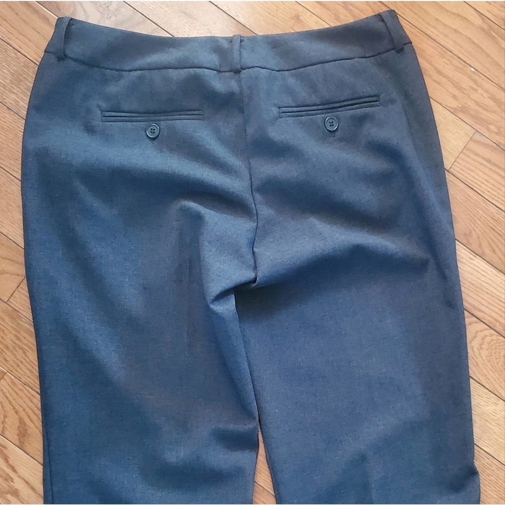 New York & Company Stretch size 4 Average Dark Grey Mid Rise Dress Pants - Picture 6 of 7